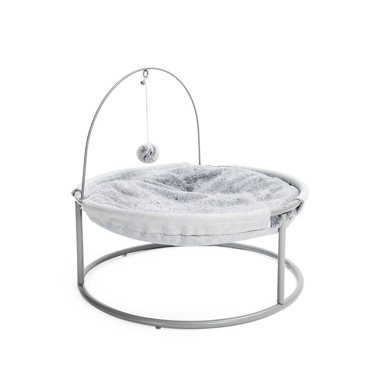 Cat Bed Soft Plush Cat Hammock with Dangling Ball for Cats by Hoopet