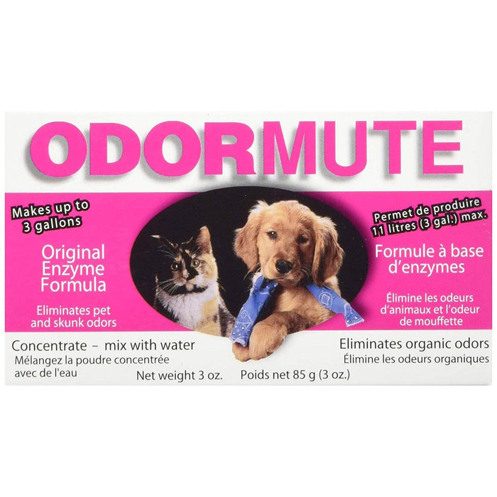 Hueter Toledo Odormute Powder Odor Eliminator Unscented 3 ounces 4.5" x 2.5" x 1.5"