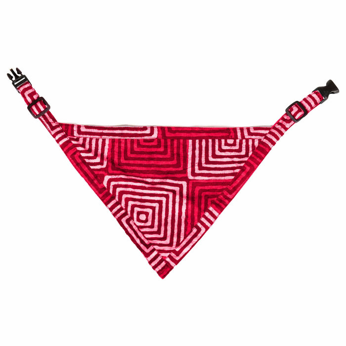 Bandana DGS Pet Products Unbugz-It grande cuadrada roja de 13" x 8" x 0,1"