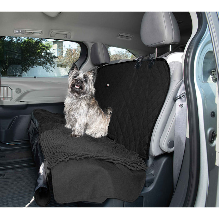 Funda para asiento de automóvil y hamaca 3 en 1 Dirty Dog de DGS Pet Products, color negro, 54" x 61" x 2"