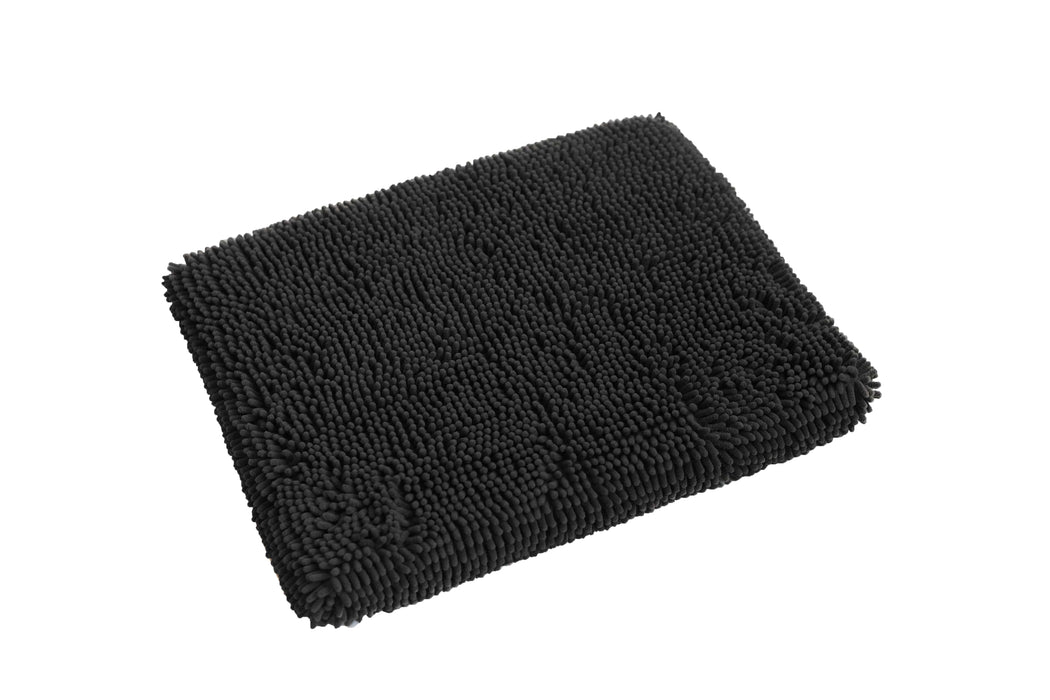 Almohadilla para perro sucia DGS Pet Products, tamaño mediano, color negro, 21" x 30" x 2,5"