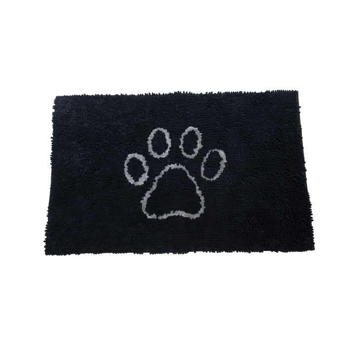 Felpudo para puerta de DGS Pet Products Dirty Dog, tamaño pequeño, color negro, 23" x 16" x 2"