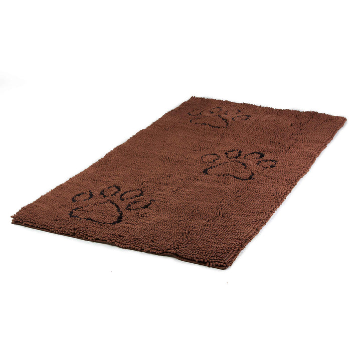 Felpudo para puerta de DGS Pet Products Dirty Dog, color marrón, 60" x 30" x 2"