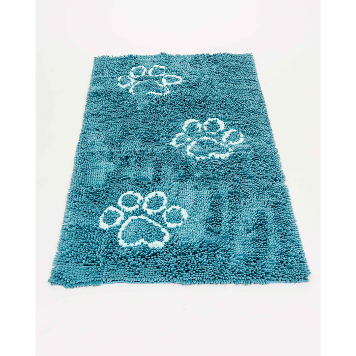 Felpudo para puerta de DGS Pet Products Dirty Dog, color azul Pacífico, 60" x 30" x 2"