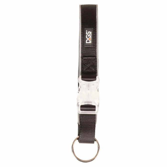 DGS Pet Products Comet Rechargeable Light Up Dog Collar Medium Black 16" - 20" x 0.75"