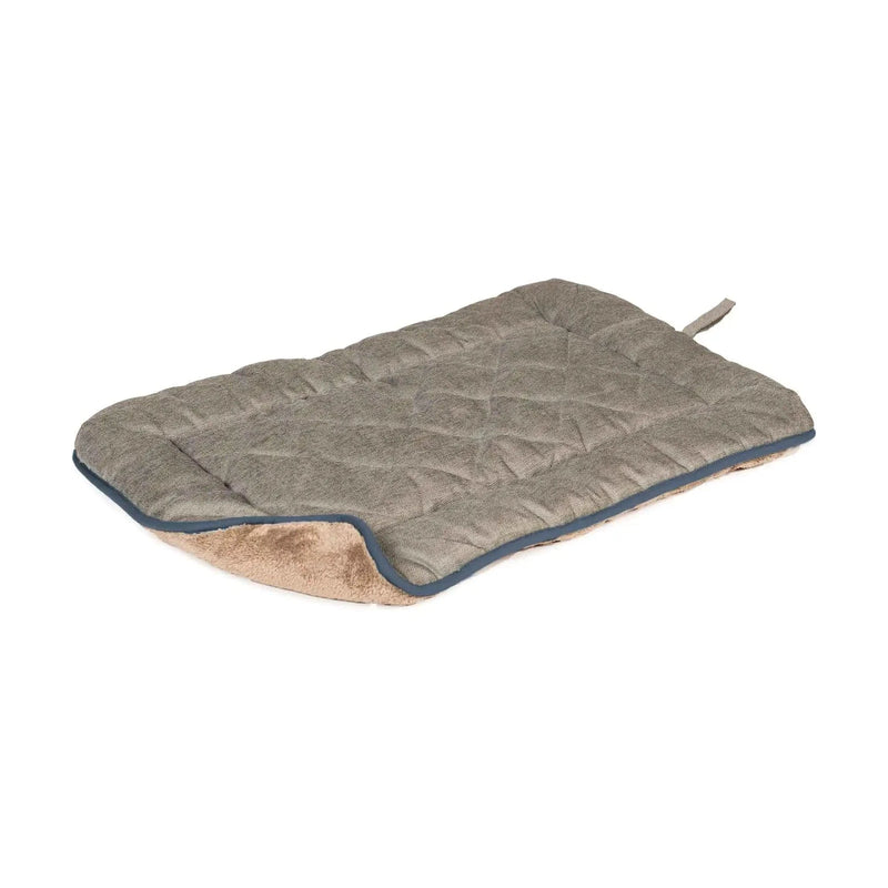 DGS Pet Products Chenille Pet Sleeper Cushion Medium Grey/Blue 21" x 30" x 1"