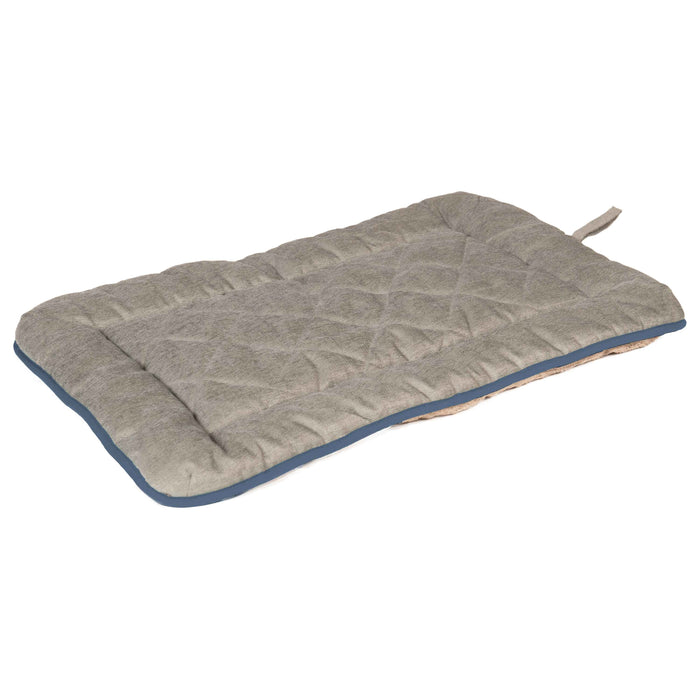 DGS Pet Products Chenille Pet Sleeper Cushion Medium Grey/Blue 21" x 30" x 1"