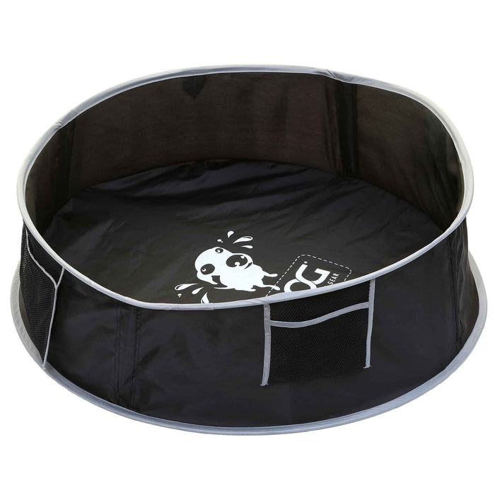 DOOG Pop-Up Dog Pool Large Black 48.03" x 48.03" x 11.81"