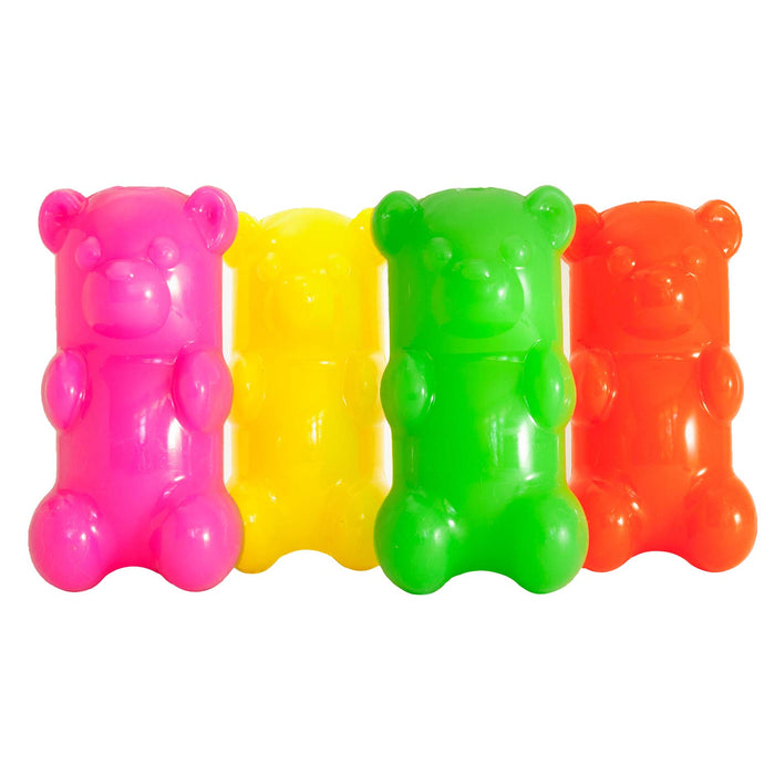 Juguete para perros Ruff Dawg GummyBear, surtido, 2,5" x 2" x 6"