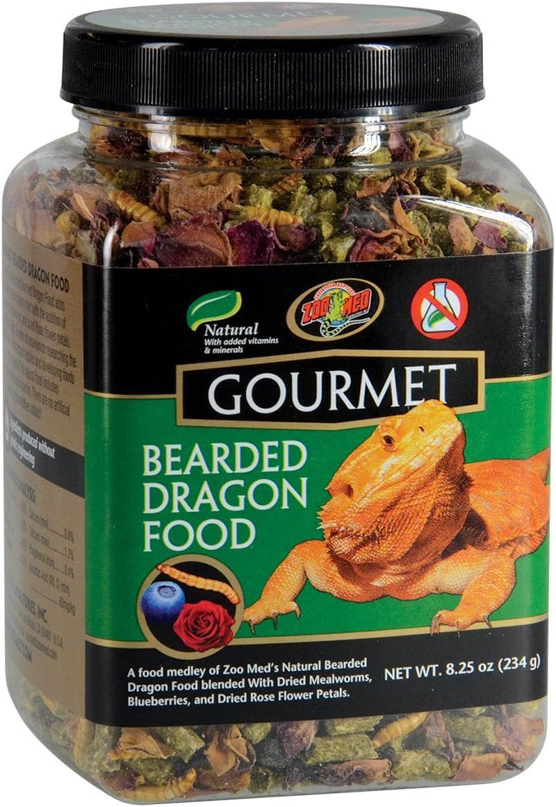 Zoo Med Gourmet Bearded Dragon Dry Food 8.25 oz