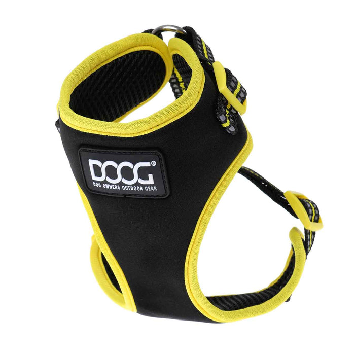 DOOG Neoflex Dog Harness Bolt Neon Black/Yellow