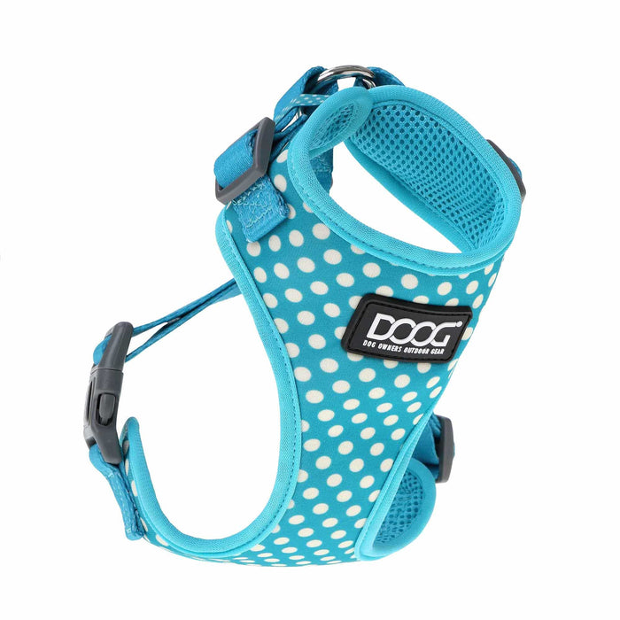 DOOG Neoflex Dog Harness Snoopy Light Blue/White Polka Dot