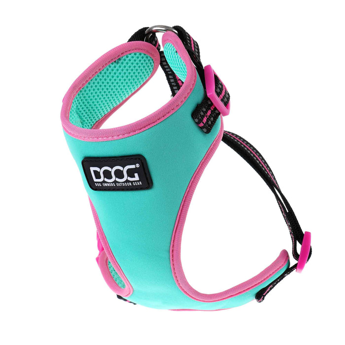 DOOG Neoflex Dog Harness Rin Tin Tin Neon Teal/Pink