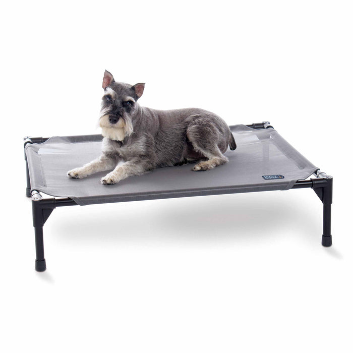 Cama para mascotas para todo tipo de clima de K&amp;H Pet Products, color gris mediano, 25" x 32" x 7"