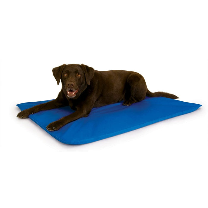 Cama termorreguladora para mascotas Cool Bed III de K&amp;H Pet Products, grande, azul, 32" x 44" x 0,5"