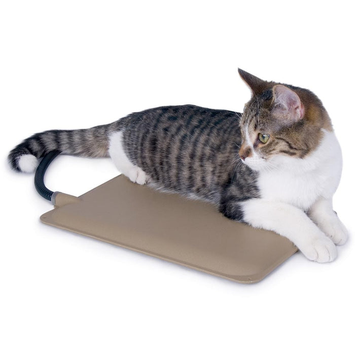 Almohadilla para gatos para clima extremo de K&amp;H Pet Products, color tostado, 9" x 12" x 0,5"