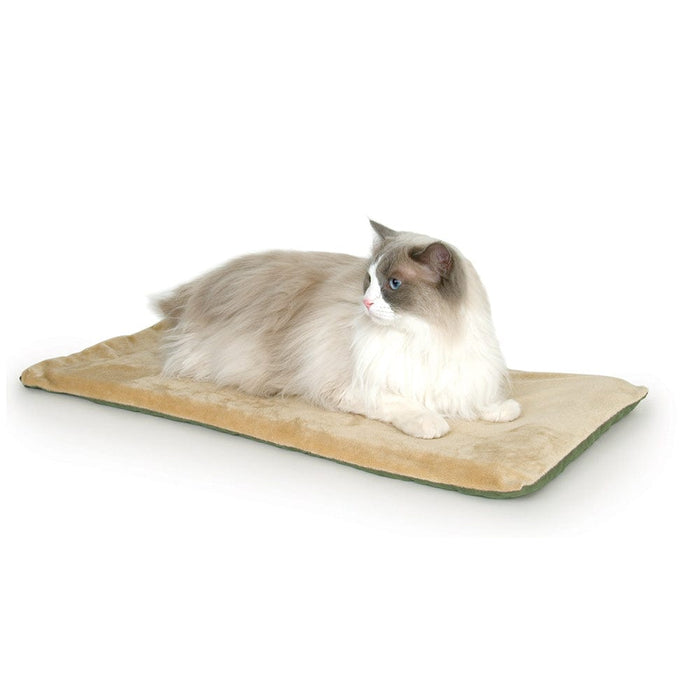 Alfombrilla Thermo-Kitty de K&amp;H Pet Products, color salvia, 12,5" x 25" x 0,5"