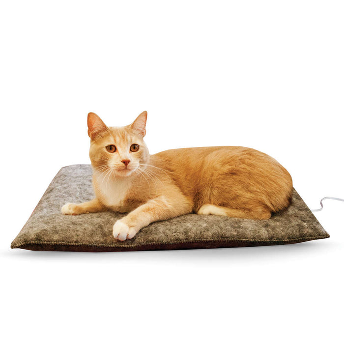 Almohadilla térmica para gatos Amazin' de K&amp;H Pet Products, gris, 15" x 20" x 2"