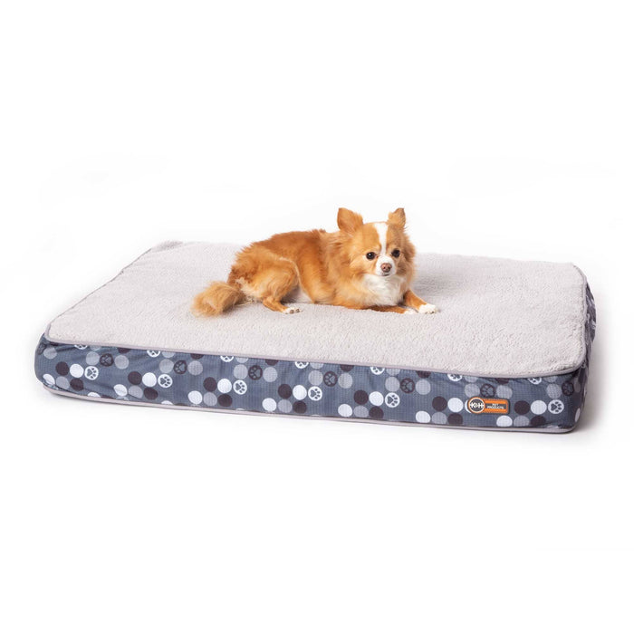 Cama ortopédica para perros de K&amp;H Pet Products Superior, tamaño pequeño, color gris, 27" x 36" x 4"