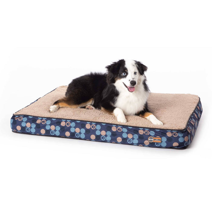 Cama ortopédica para perros de K&amp;H Pet Products Superior, color azul marino mediano, 30" x 40" x 4"