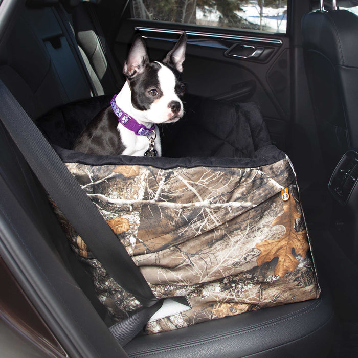 Asiento elevador tipo cubo Realtree para mascotas de K&amp;H Pet Products, tamaño pequeño, camuflaje, 20" x 20" x 15"