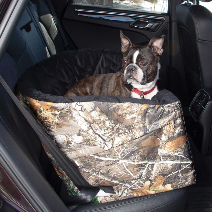 Asiento elevador tipo cubo Realtree para mascotas de K&amp;H Pet Products, grande, camuflaje, 14,5" x 22" x 19,5"