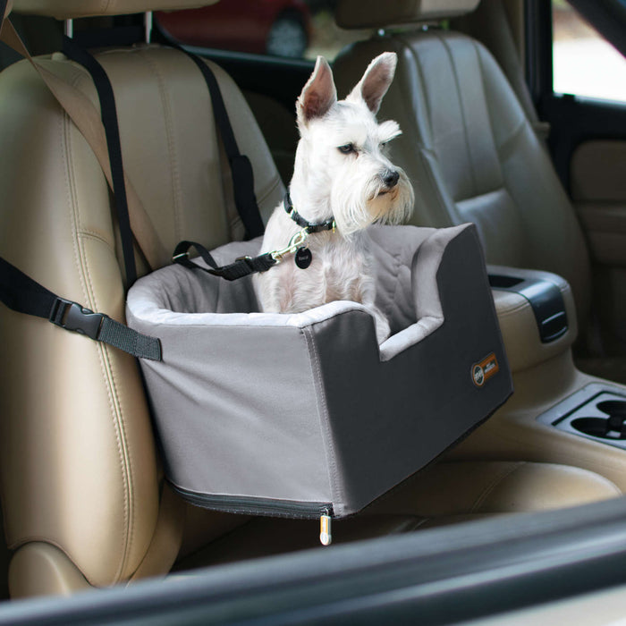 K&H Pet Products Hangin' Bucket Booster Pet Seat Gray 16.5" x 13.5" x 30"