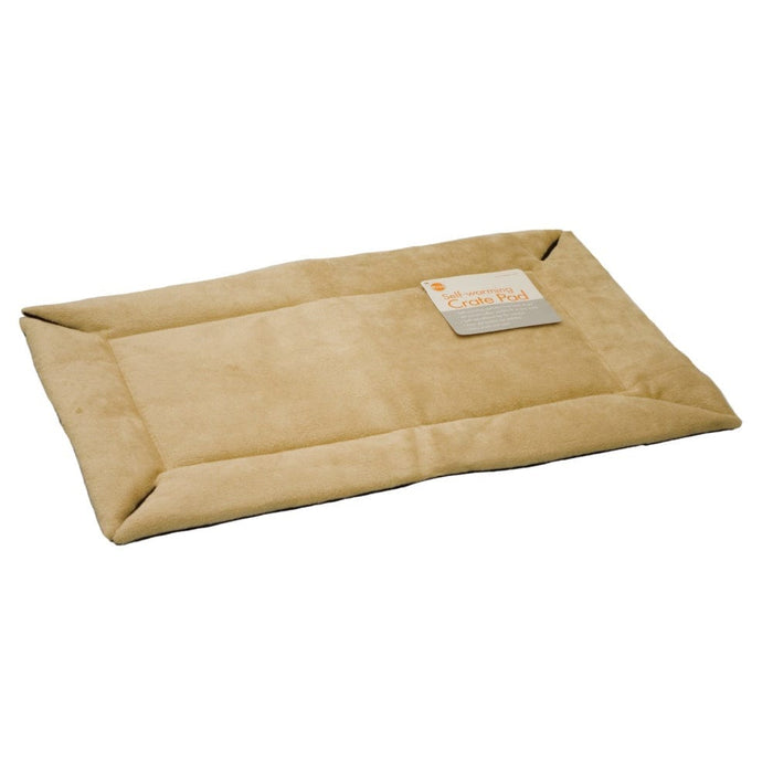 Almohadilla para jaulas autocalentable de K&amp;H Pet Products, color tostado medio, 21" x 31" x 0,5"