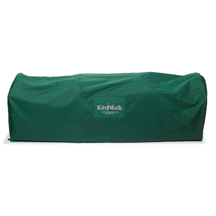 Funda protectora para exteriores Kittywalk para terrazas y patios Kittywalk, color verde, 72" x 18" x 24"