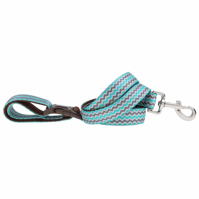 Correa de neopreno con clip para perros DOOG Benji extragrande azul/gris