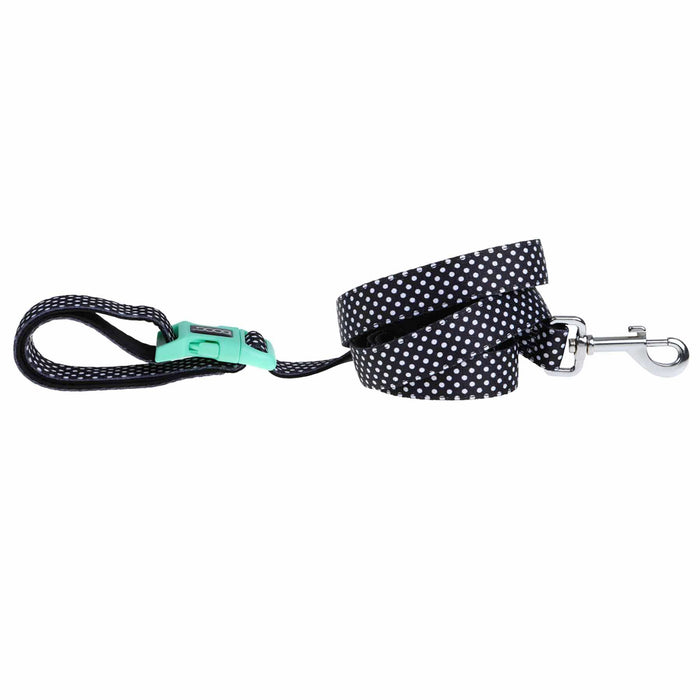 Correa de neopreno con clip para perros DOOG Pongo extragrande con lunares negros y blancos