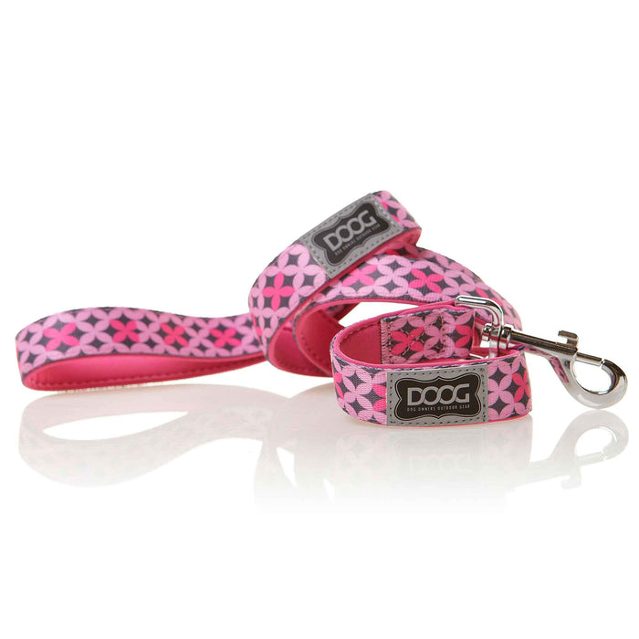 Correa para perros DOOG de neopreno Toto grande color rosa