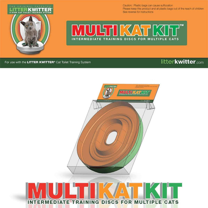 Sistema de entrenamiento para ir al baño Litter Kwitter Multi-Kat-Kit