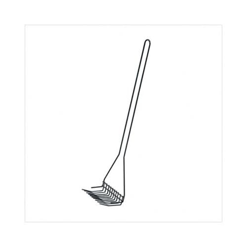 Rastrillo recogedor de excrementos Midwest Waste Rake, color negro