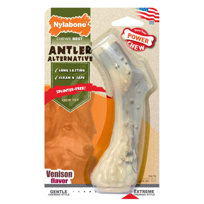 Nylabone Power Chew Antler Alternative Dog Chew Toy