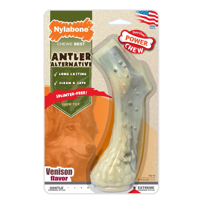 Nylabone Power Chew Antler Alternative Dog Chew Toy