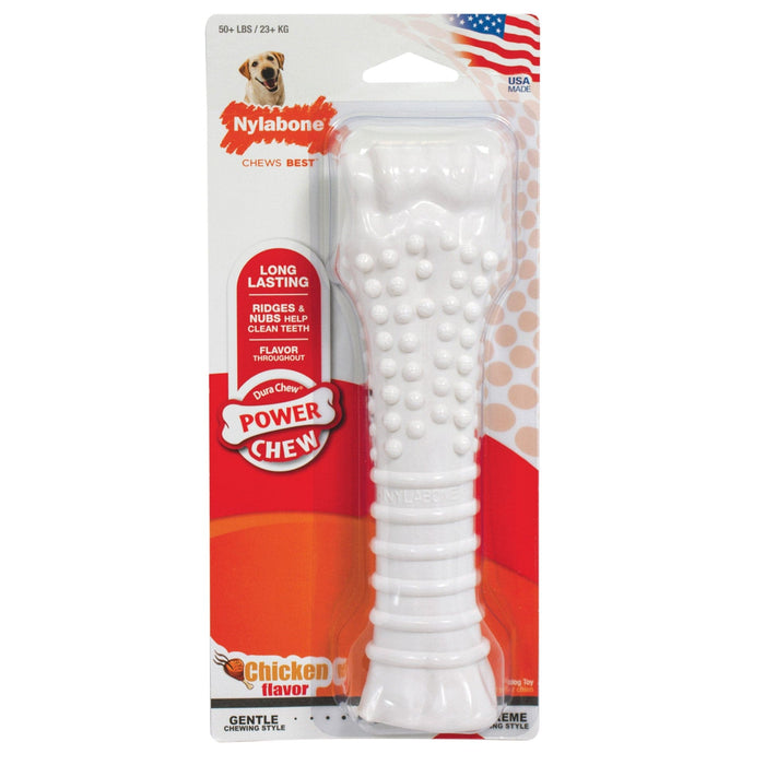 Juguete masticable de pollo texturizado Nylabone Power Chew