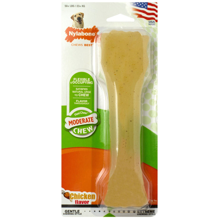 Juguete masticable para perros Nylabone Moderate Chew con forma de pollo