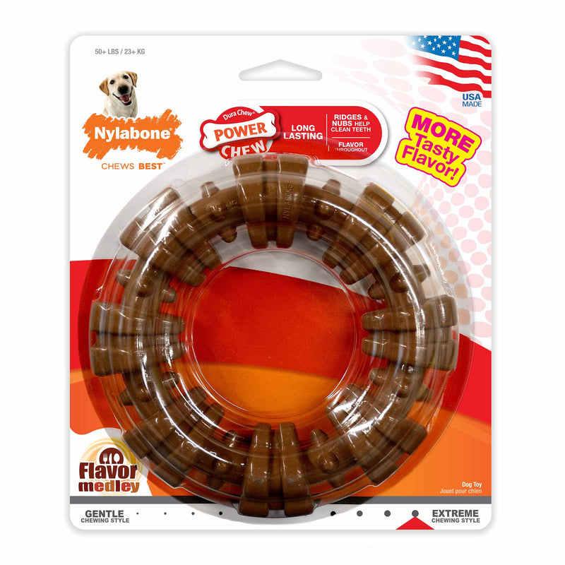 Nylabone Power Chew Textured Ring Souper