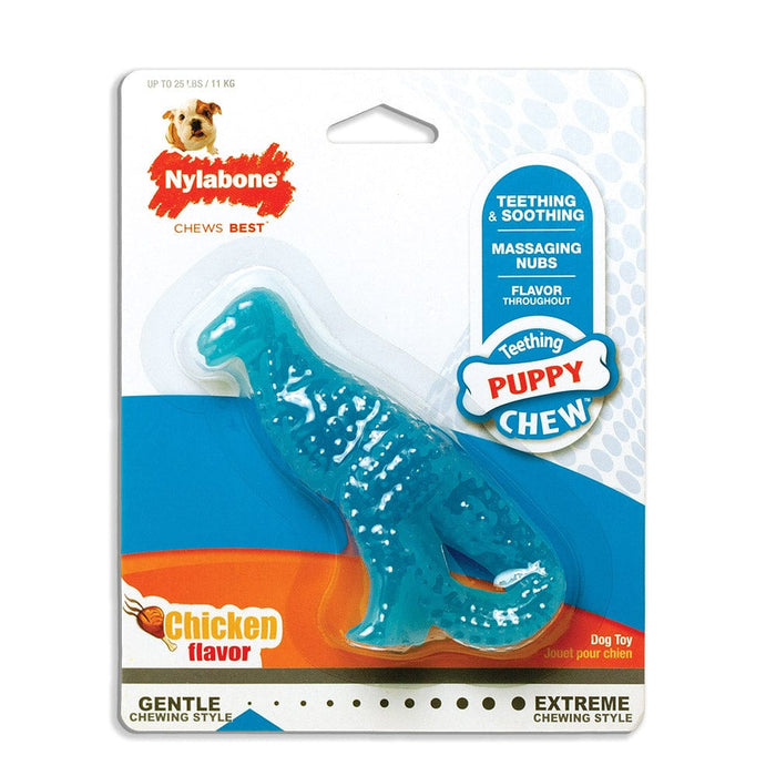 Juguete masticable dental para perros Nylabone Puppy Chew Dino Chew Regular