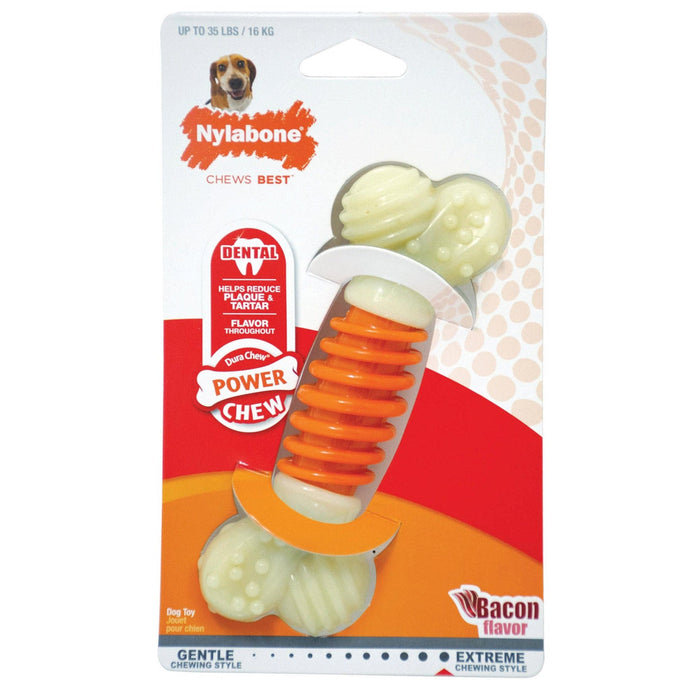 Juguete dental masticable Nylabone Pro Action, mediano