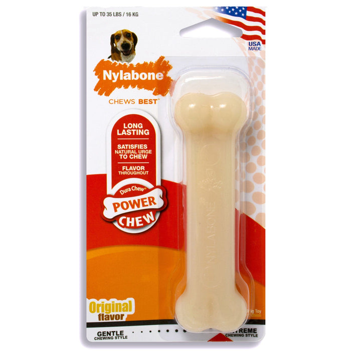 Juguete masticable original Nylabone Power Chew Lobo