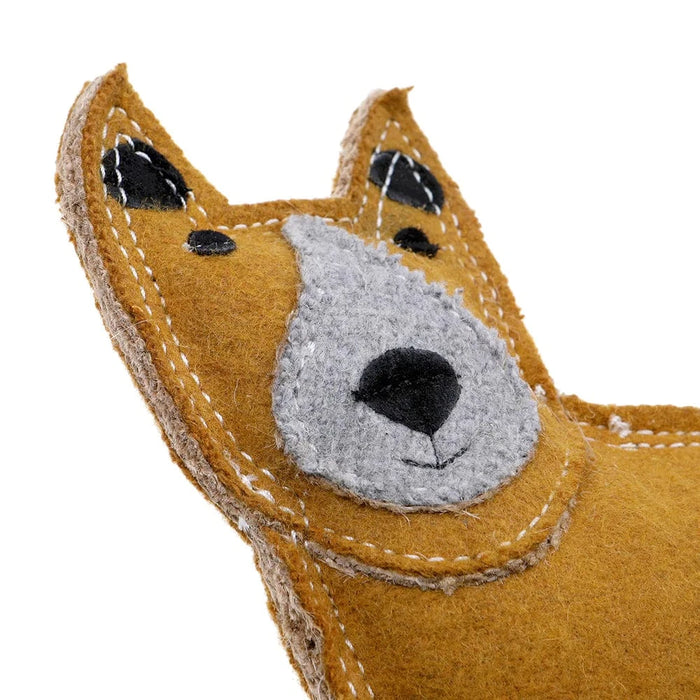 Juguete para perros de fieltro marrón DOOG Outback Tails Daren the Dingo
