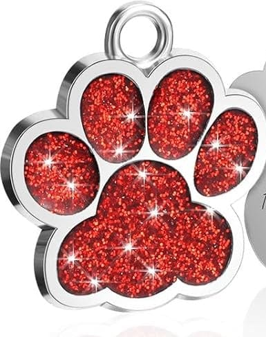 Paw Print Identification Tag  for Dog or Cat