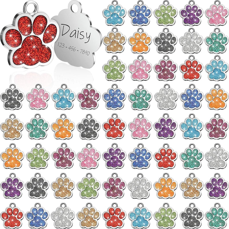 Paw Print Identification Tag  for Dog or Cat