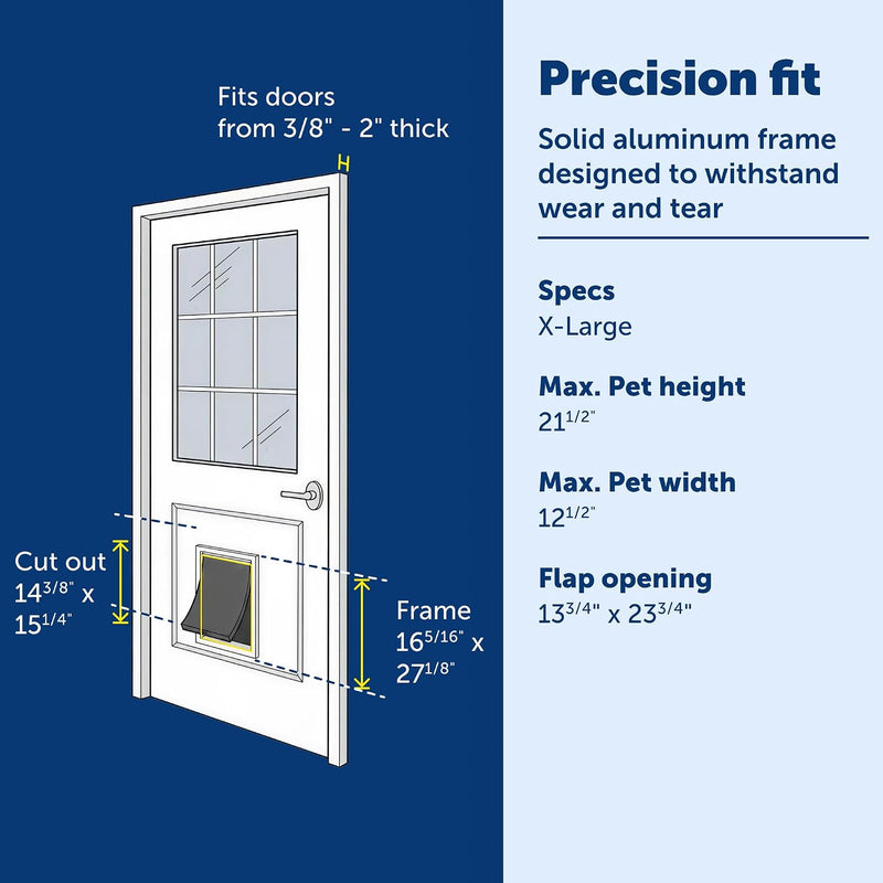 PetSafe Freedom Aluminum Pet Door XL