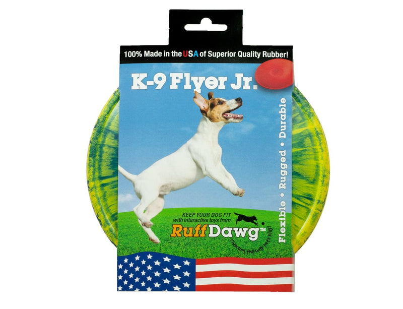 Ruff Dawg K9 Flyer Jr Dog Toy Assorted Colors 5.5" x 5.5" x 0.2"