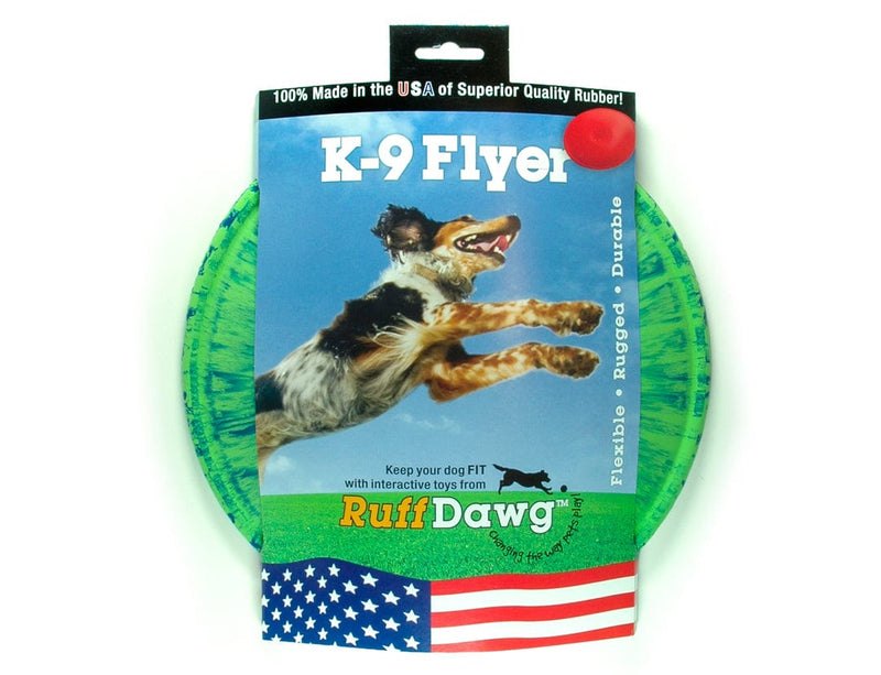 Ruff Dawg K9 Flyer Jr Dog Toy Assorted Colors 5.5" x 5.5" x 0.2"