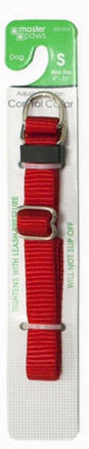 Adjustable Nylon Slip Collar Red