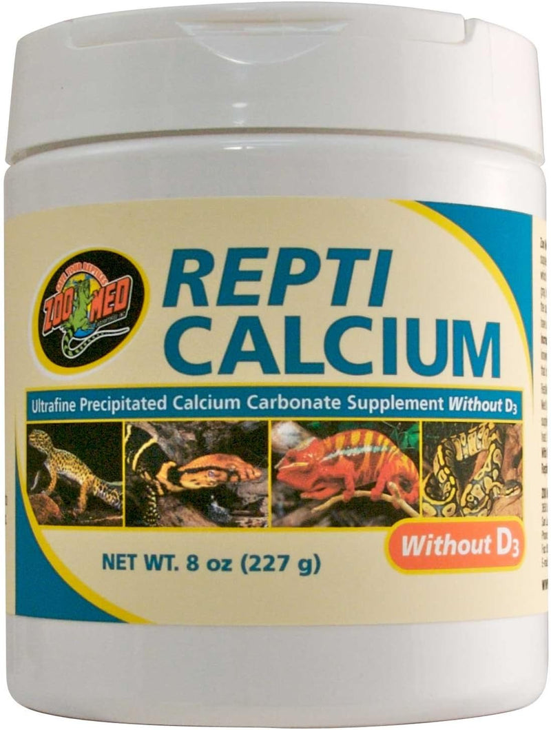 Zoo Med Repti Calcium without Vitamin D3 Reptile Supplement 8oz